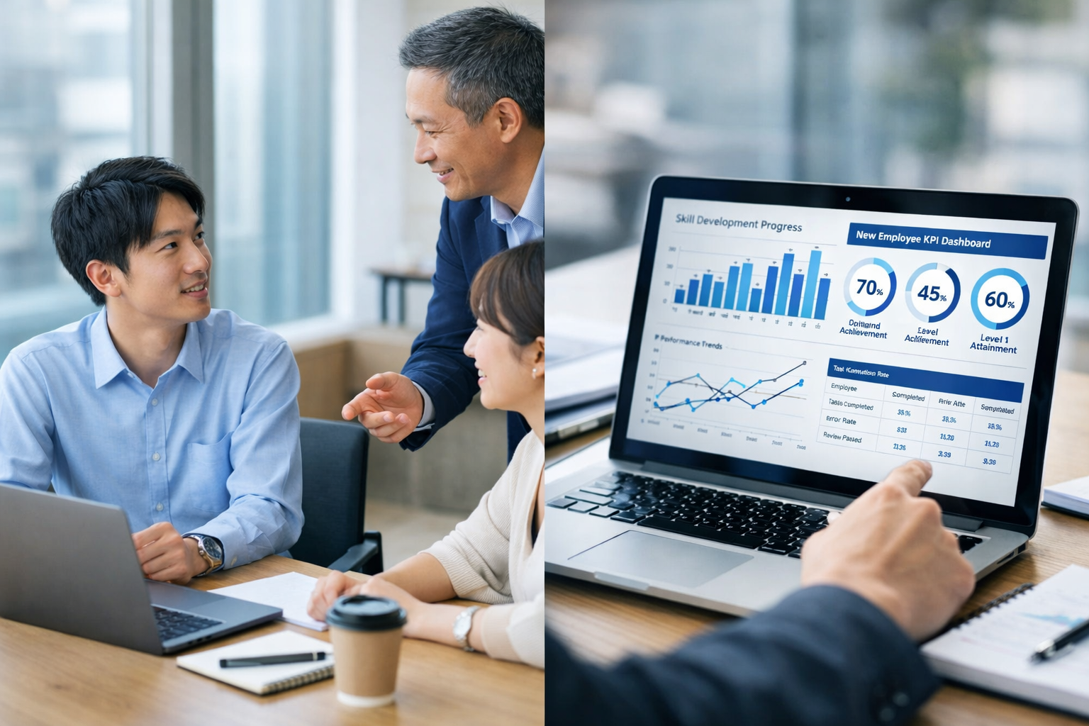 新卒の戦力化が進まない原因は育成ではなく「測定」にある。新入社員研修後の戦力化をスキルマップと業務データでKPI化し、採用・育成・現場を一貫して改善する設計を解説します。